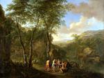 欧洲12-19世纪油画二_BOTH, Jan and Cornelis van Poelenburgh - A Landscape with the Judgement of Paris